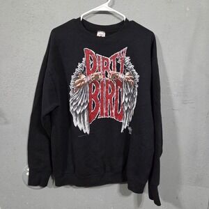 Vintage 1998 atlanta falcons Dirty Bird Graphic Sweatshirt Mens Large Black